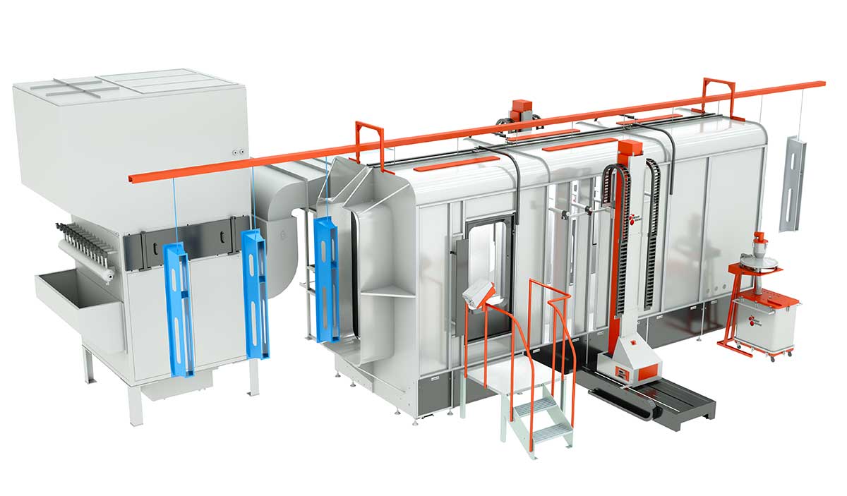 CBS Powder Coating System and Powder Recovery System